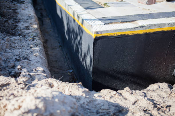 Professional Waterproofing technician working in Ceresco, MI